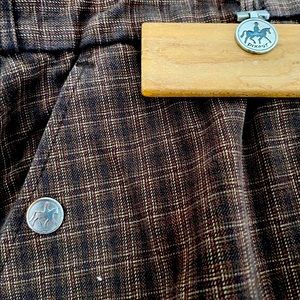 Pikeur Full seat brown chex and suede breeches